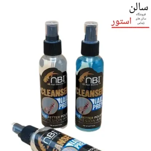 کلینزر ناخن NBI اسپری در دو حجم 150 و 250 میل مناسب کاشت و لاکژل