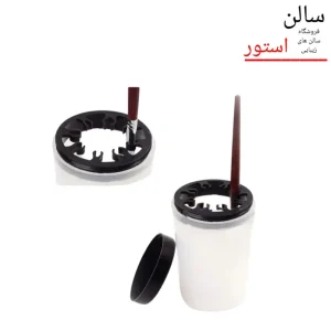 لیوان قلم شور ناخن پلاستیکی