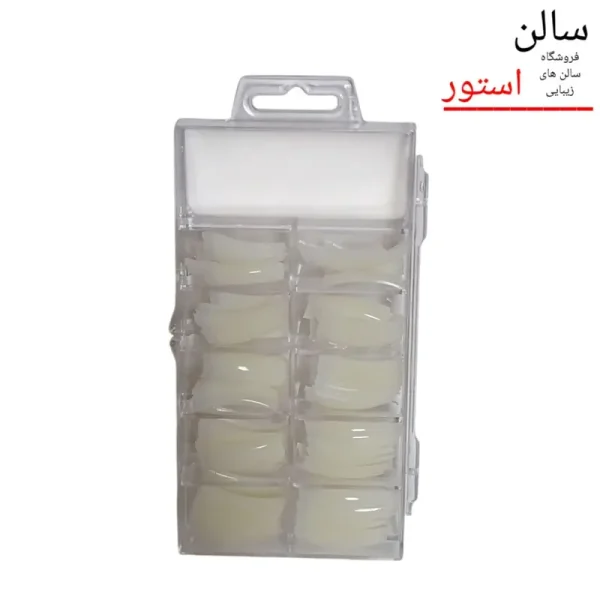 تیپ کاشت ناخن ۱۰۰ عددی مقاوم و انعطاف‌پذیر مناسب کاشت ژل و اکریلیک