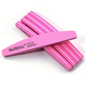 بافر ناخن ۱۰۰/۱۸۰ سان شاین رنگ صورتی